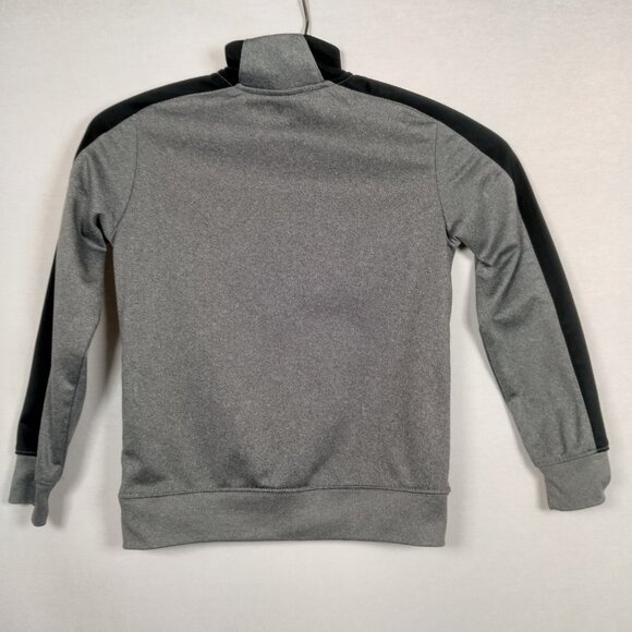 Nike Air Jordan Sweatshirt Youth Boys Small 4-5 YRS Gray Black Zip Up Jumpman - Picture 3 of 10
